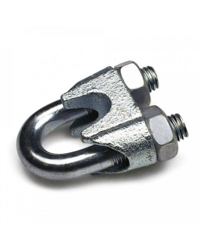 Зажим троса одинарный D4мм тип Слоник DIN 741 (100 шт/уп) Промрукав (PR08.3892) в Липецке Держатели, клипсы, скобы Pintop.ru