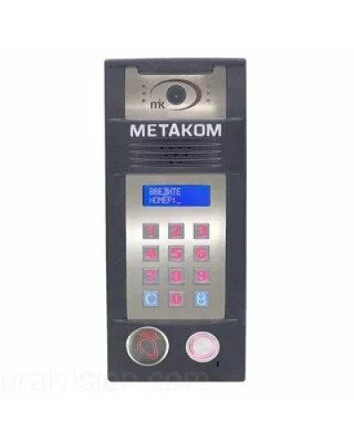 Многоабонентый антивандальный блок вызова со встроенной гибридной видеокамерой Метаком MК2018-TMRFGVH в Липецке Блоки вызова многоабонентные Pintop.ru