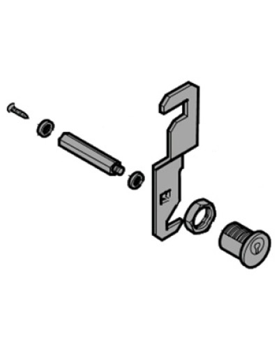 Замок дверцы G4040 Came 119RIG411 в Липецке Запчасти для шлагбаумов и автоматики Pintop.ru