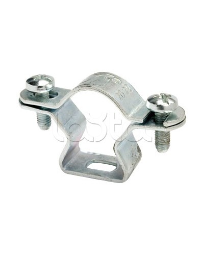 Стальной хомут 40-1 1/4 мм, оцинкованная сталь DKC 6040-38 в Липецке Крепеж Pintop.ru