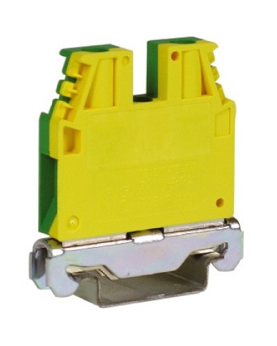 TEC.6/O, зажим для заземления желт.зелен 6 кв.мм DKC (ZTO120) в Липецке Держатели, клипсы, скобы Pintop.ru