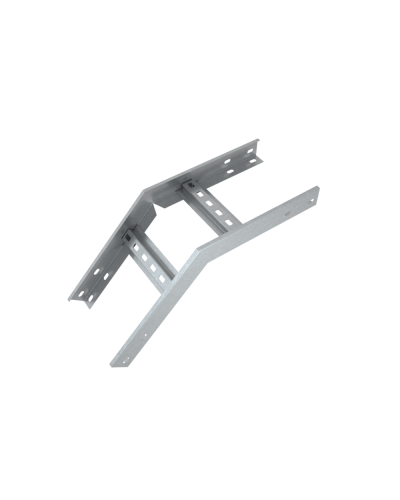 Угол лестничный вертикальный внешний 45 гр. 100х300х1,5 мм Быстрый монтаж HD85 КМ-профиль (LVLS45-100-300-1.5 HD85) в Липецке Аксессуары для лотков Pintop.ru