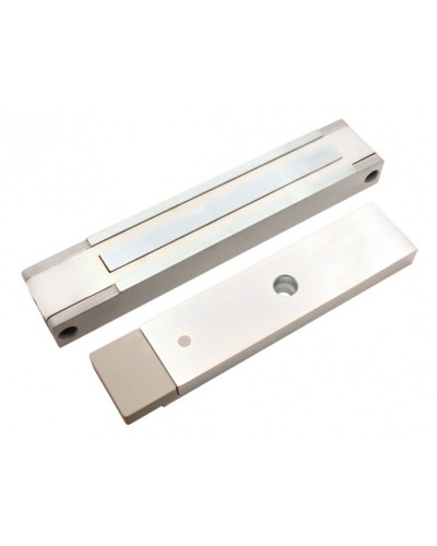 Электромагнитный замок с датчиком состояния двери ALeko ALM-400P (12В серый) в Липецке Электромагнитные замки Pintop.ru