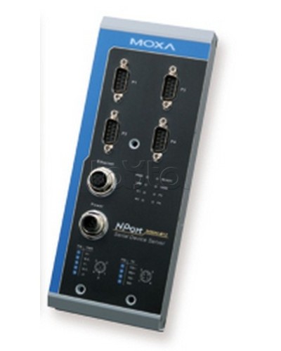 Сервер 4-портовый RS-232/422/485 в Ethernet Moxa NPort 5450AI-M12-T в Липецке Дополнительное оборудование для ОПС Pintop.ru