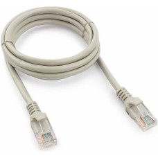 Патч-корд медный F/UTP, категория 5e, 26 AWG (0,48 мм), экранированный, LSZH, серый, 0,15 м