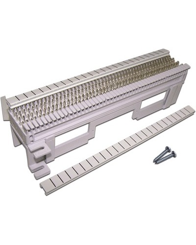 Панель кроссовая 66 типа, 50 пар, настенная, LANMASTER, с установочной площадкой LANMASTER LAN-WS66-50FT в Липецке Кроссы оптические Pintop.ru