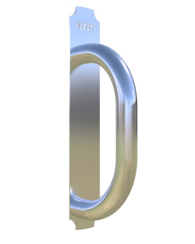 Дверная ручка наружная с декоративной накладкой Vizit PC-101-VIZIT в Липецке Аксессуары для многоабонентных систем Pintop.ru