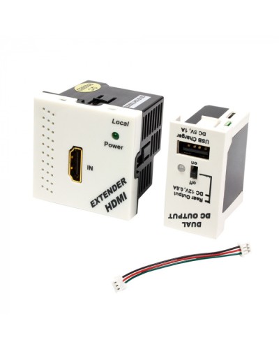 Конвертор RJ45-HDMI LANMASTER LAN-SIP-23HDMI/TX-WH в Липецке Медиаконвертеры Pintop.ru