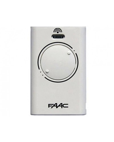 Брелок-передатчик 2-канальный Faac 787007 (белый) в Липецке Устройства радиоуправления для шлагбаумов и автоматики Pintop.ru