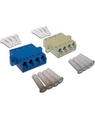 Адаптер оптический LC, OM4 корпус SC дуплекс, квадро LANMASTER LAN-4LC/S-AM-OM4 в Липецке Коннекторы Pintop.ru