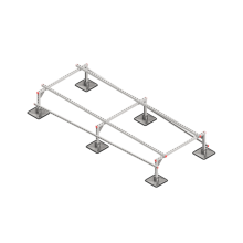 Опорная конструкция для установки оборудования TECHNORAPTOR STEELFOOT 1200х3000 тип 1 КМ-профиль (KM-TR-STF-SSEI-1200-3000-1)