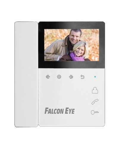 Монитор цветного видеодомофона с трубкой на магните Falcon Eye Lira в Липецке Вызывные видеопанели малоабонентные Pintop.ru