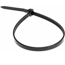 Хомут-стяжка нейлоновый 4х300 мм чёрный (100шт/уп) REXANT 07-0301