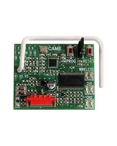 Встраиваемая плата радиоканала для беспроводных устройств системы RIO v2.0 Came RIOCN8WS в Липецке Устройства радиоуправления для шлагбаумов и автоматики Pintop.ru