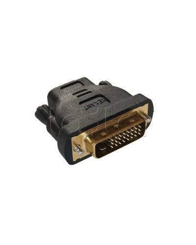 Переходник штекер DVI - гнездо HDMI GOLD (10шт/уп) REXANT 17-6811 в Липецке Проходные адаптеры Pintop.ru