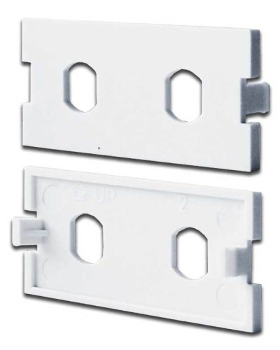 Вставка модульная под 2хST адаптера в розетку LAN-MB, белая LANMASTER LAN-MBP-2ST-WH в Липецке Коннекторы Pintop.ru