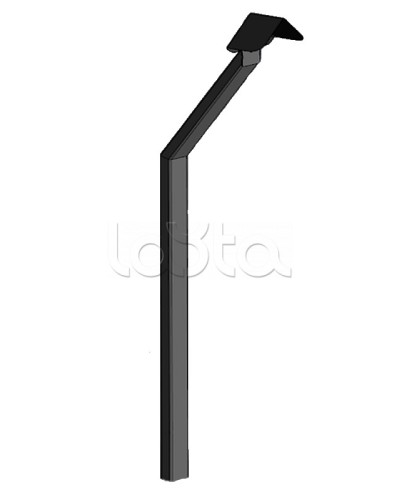 Стойка кнопки выхода Аякс наклонная исп.02 (в землю), черная Магнито-контакт в Липецке Дополнительное оборудование для ОПС Pintop.ru