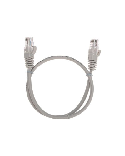 Патч-корд U/UTP, CAT 5e, RJ45-RJ45, 26AWG, LSZH, серый, 0,5м REXANT 02-0100-05 в Липецке Патчкорды (медные) Pintop.ru