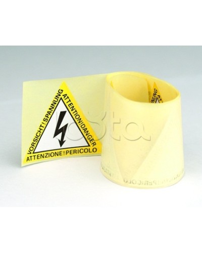 Предупреждающая табличка 60мм DKC ZTA001 в Липецке Аксессуары для лотков Pintop.ru