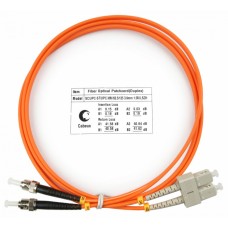 Шнур оптический duplex SC-ST 62,5/125 mm 1,5м LSZH Cabeus FOP-62-SC-ST-1,5m