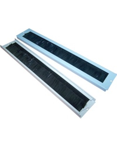 Ввод кабельный щеточный для настенных шкафов (серый) TWT TWT-CBW-BP в Липецке Аксессуары для стоек и шкафов Pintop.ru