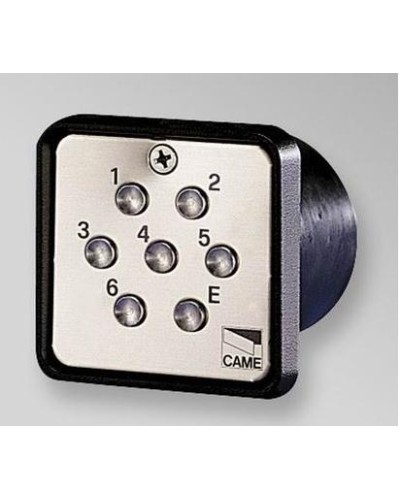 Клавиатура кодонаборная 7-кнопочная, встраиваемая Came 001S6000 в Липецке Запчасти для шлагбаумов и автоматики Pintop.ru