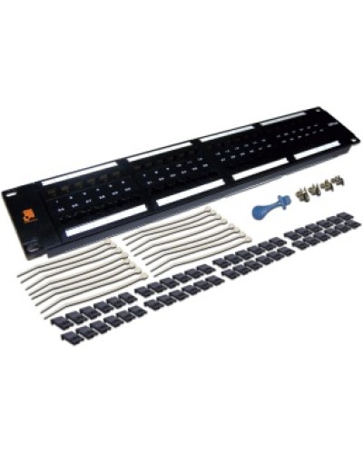 Патч-панель 48 портов, UTP, кат.5E, 2U LANMASTER LAN-PPL48U5E в Липецке Патч панель Pintop.ru