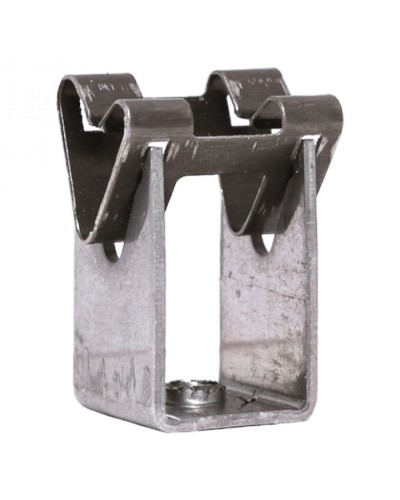 Держатель токоотвода металлический 35мм, L=20мм, Ni/Ni EKF PROxima (lp-d2115-20-ni) в Липецке Электротехническое оборудование Pintop.ru