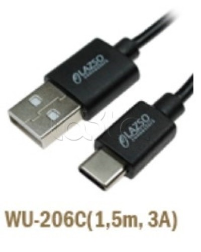 Кабель для передачи данных и зарядки LazsoWU-206C(1,5m, 3А) в Липецке Оборудование для видеонаблюдения Pintop.ru