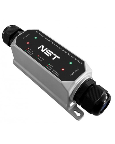 Уличный Ultra PoE удлинитель Gigabit Ethernet до 250м на 1 порт NST NS-EX-1GP/W в Липецке Дополнительное оборудование для сетей Pintop.ru