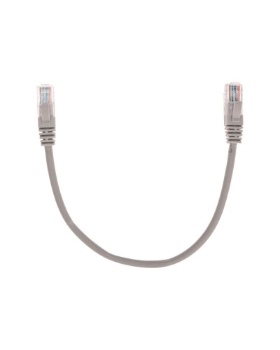 Патч-корд U/UTP, CAT 5e, RJ45-RJ45, 26AWG, LSZH, серый, 0,3м REXANT 02-0100-03 в Липецке Патчкорды (медные) Pintop.ru