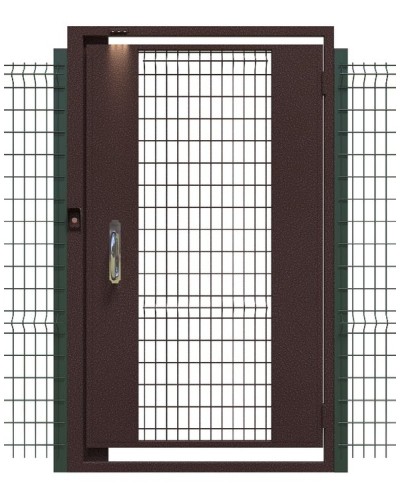 Калитка Стальная Наружная VIZIT-KСН-12-Лв в Липецке Калитки Pintop.ru