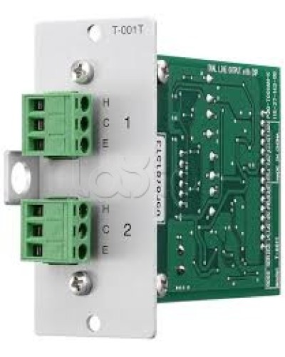 Модуль выходной 2-mic/line с DSP-процессором TOA T-001T в Липецке Системы оповещения и трансляции TOA Pintop.ru