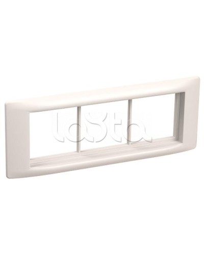 Рамка и суппорт для кабель-канала Праймер на 6 модулей, 60 мм белый IEK (CKK-40D-RSU6-060-K01) в Липецке Распределительные коробки Pintop.ru