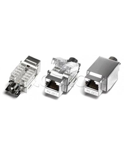 Модуль Keystone Jack серии KJNE, RJ-45 (8P8C), категория 5e, 110 IDC Hyperline KJNE-8P8C-C5e-90-SH-F-WH в Липецке Модули Keystone Pintop.ru