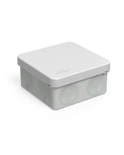 Коробка распред. 60-0210м двухкомп. безгалогенная (HF) 80х80х40 (8шт/уп) Промрукав (60-0210м) в Липецке Распределительные коробки Pintop.ru