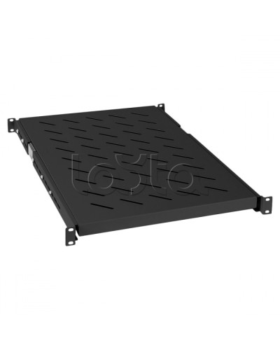 Полка выдвижная для шкафов и стоек глубиной 1000 мм (чёрный) Cabeus JE05-1000-BK в Липецке Полки для шкафов и стоек Pintop.ru