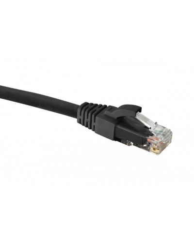 Коммутационный шнур категории 5e, U/UTP,LSZH, T568B, черный, 5,0 м Eurolan (21D-U5-05BL) в Липецке Патчкорды (медные) Pintop.ru