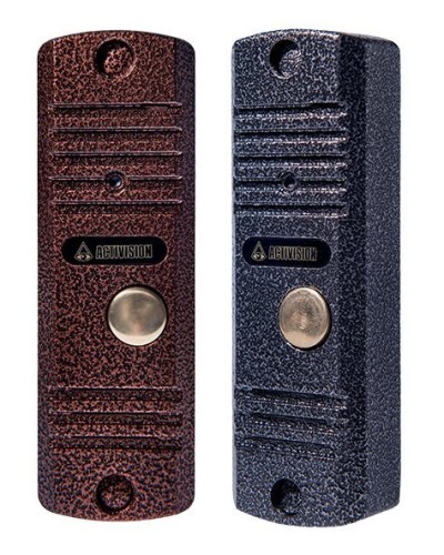 Панель вызывная накладная на 1 абонента Activision AVC-105 Panasonic (медь) в Липецке Вызывные аудиопанели малоабонентные Pintop.ru