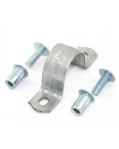 Комплекты для крепления ОКЛ с использованием винта, заклепки и скобы СМД 25-26 (100 шт) Промрукав (PR08.5033) в Липецке Держатели, клипсы, скобы Pintop.ru