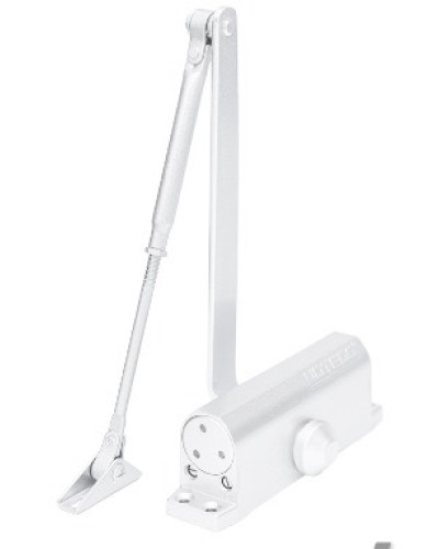 Доводчик NOTEDO DC-090-НО EN4 с ФОП (белый) в Липецке Доводчики Pintop.ru