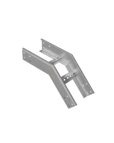 Угол лестничный вертикальный внешний 45 гр. 100х300х1,2 мм HD85 N КМ-профиль (LVL45-100-300-1.2 HD85 N) в Липецке Аксессуары для лотков Pintop.ru