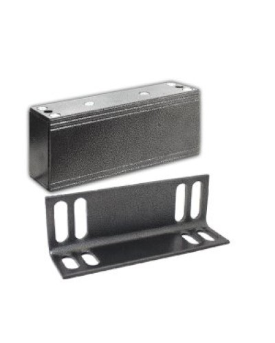 Замок электромагнитный Олевс М1-500 с уголком серебряный антик в Липецке Электромагнитные замки Pintop.ru