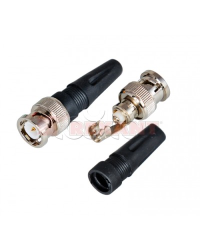 Разъем штекер BNC под винт с колпачком (02-001) (50шт/уп) REXANT 05-3071 в Липецке Коннекторы Pintop.ru