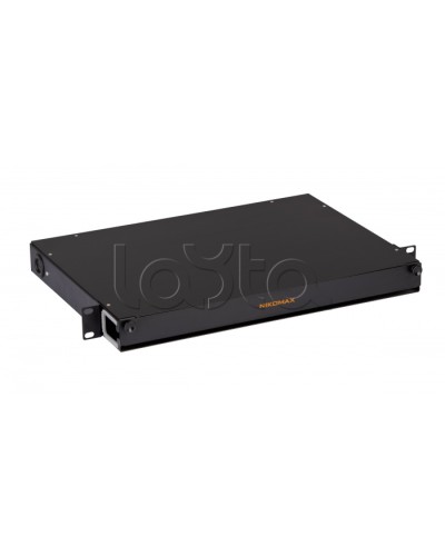 Органайзер оптический 19, 1U NIKOMAX NMC-OKFP-SL-1U-BK в Липецке Кабельные органайзеры Pintop.ru