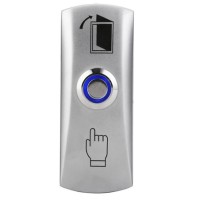 Кнопка выхода металлическая накладная AccordTec AT-H805A LED