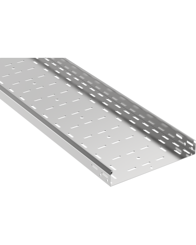 ESCA 3 Лоток перф. без боковой перф. 50х100х3000-0,45 IEK (ES3-15-050-100-3-045) в Липецке Кабельные лотки Pintop.ru