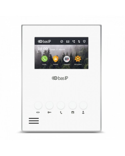 Видеодомофон BAS-IP AU-04LA WHITE в Липецке Вызывные IP панели Pintop.ru