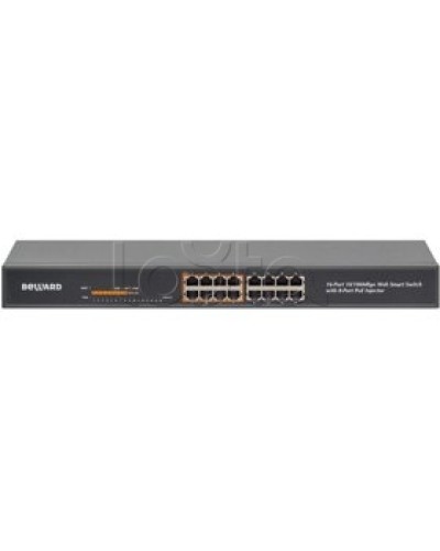 Коммутатор PoE 16-портовый Beward STW-16P8 в Липецке Коммутаторы Pintop.ru