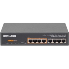 Коммутатор PoE 8-портовый Beward STW-8P4
